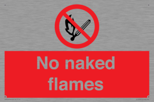 No naked flames